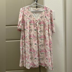 Floral baby doll dress
